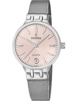Festina F20712/3 Ladies Watch Quartz Mademoiselle Saphire 33mm 5ATM