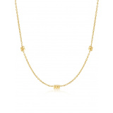ANIA HAIE N038-02G Smooth Twist Ladies Necklace, adjustable