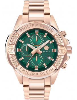 Philipp Plein PWWFA0625 Mens Watch The $kull Chrono 45mm 5ATM