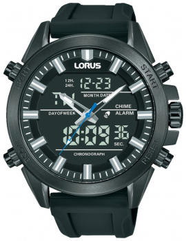 Lorus RW671AX9 Mens Watch Analog-Digital Budík Chronograph 45mm 10ATM