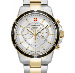 Swiss Alpine Military 7089.9142 Chronograph Mens Watch 44mm 10ATM