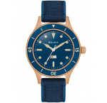 Bulova 98A325 Mens Watch MIL-SHIPS Bronze 150th Anniversary 41mm 20ATM
