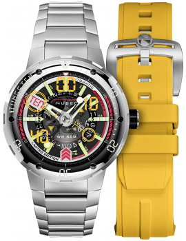 Nubeo NB-6090-11 Mens Watch Mariner 9 Automatic Limited Edition 50mm 5ATM