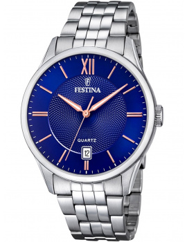 Festina F20425/5 Classic Mens Watch 43mm 5ATM