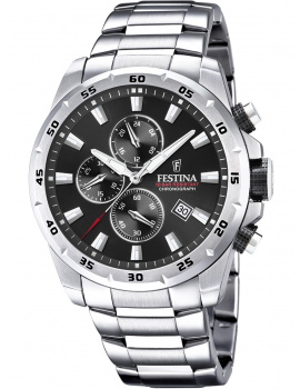 Festina F20463/4 Športové Chronograph Mens Watch 45mm 10ATM