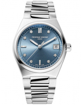 Frederique Constant FC-240LND2NH26B Ladies Watch Highlife Ladies Quartz 8 Diamonds Set 31mm 5ATM
