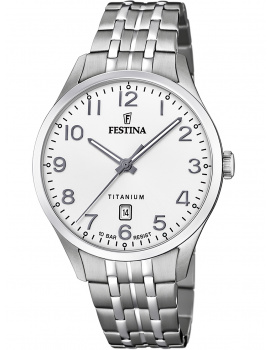 Festina F20466/1 Titanium men's watch 40mm 10ATM