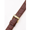 Perigaum Leather Strap 20 x 185 mm Brown Gold Clasp