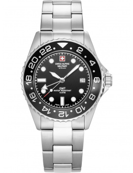 Swiss Alpine Military 7052.1122 Mens Watch Nautilus GMT 42mm 10ATM