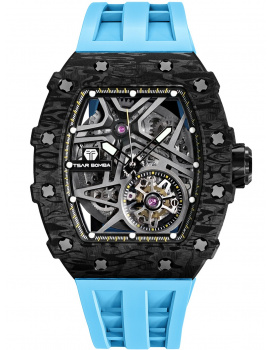 Tsar Bomba TB8209CF-04 Mens Watch Elementar Carbon Fiber Automatic 44mm 5ATM