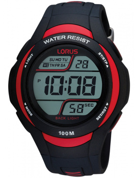 Lorus R2307EX9 Men's Digital-Watch 10 ATM 46 mm