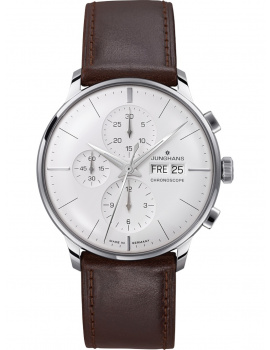 Junghans 27412002 Mens Watch Meister Chronoscope 40mm 5ATM