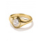 Thomas Sabo TR2523-414-14-54 Ring with white zirconia stone Oval Gold-plated Ladies