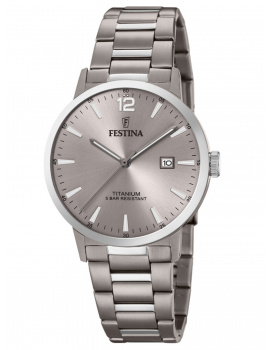 Festina F20435/2 Classic Titanium 40mm 10ATM