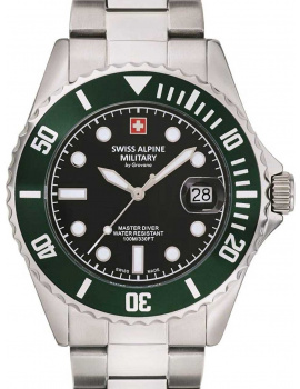 Swiss Alpine Military 7053.1133 Diver Mens Watch 42mm 10ATM