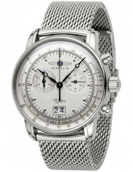 Zeppelin 7690M-1 big-date chrono 100 years 43mm 5ATM