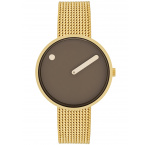 Picto 34001-0914G Mocha Brown 34mm 5ATM