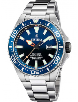 Festina F20663/1 Mens Watch Professional Diver 45mm 20ATM