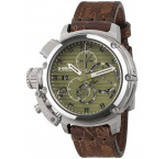 U-Boat 9591 Mens Watch Chimera 46mm Chrono SS Green Automatic 10ATM