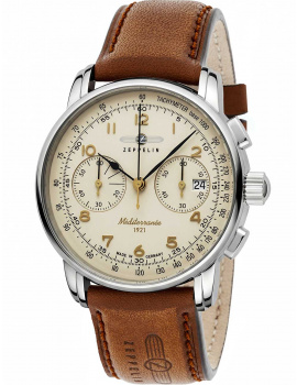 Zeppelin 9670-5 MĂ©diterranĂ©e Chronograph 42mm 5ATM