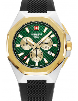 Swiss Alpine Military 7005.9844 Typhoon Chronograph Mens Watch 42mm 10ATM