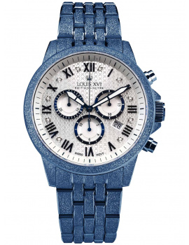 Louis XVI LXVI3681 Mens Watch Aramis Frosted 2.0 Diamond 43mm 5ATM