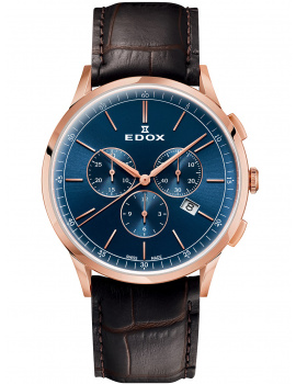 Edox 10236-37RC-BUIR Les BĂ©monts chronograph Complication 42mm 3ATM