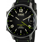 U-Boat 9676 Capsoil Doppiotempo SS GMT Mens Watch 55mm 10ATM