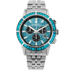 Louis XVI XLXVI1135 Mens Watch MajestĂ© Iced Out Baguette 43mm 5ATM