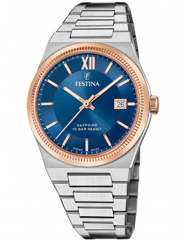 Festina F20036/2 Mens Watch Swiss Made RivĂ© 40mm 10ATM