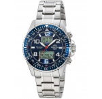 Master Time MTGA-10922-32M Mens Watch Radio World Timer 44mm 5ATM