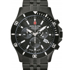 Swiss Alpine Military 7022.9177 Chronograph Mens Watch 42mm 10ATM