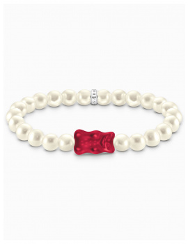 Thomas Sabo A2154-017-10-L15 Goldbears Pearl Bracelet red 15 cm