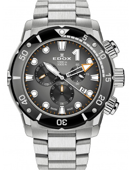 Edox 10242-TINM-GIDNO CO-1 Chronograph Mens Watch 45mm 100ATM