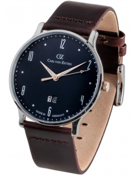 Carl von Zeyten CVZ0019BL Mens Watch Lenzkirch 42mm 3ATM