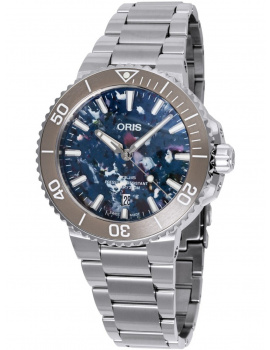 Oris 01 733 7766 4150-Set Mens Watch Aquis Date 41,5mm 30ATM