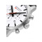 Mondaine MSD.41411.LBV Mens Watch SBB Neo Chronograph 41mm 5ATM