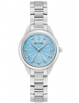 Bulova 96P250 Ladies Watch Sutton 28mm 3ATM