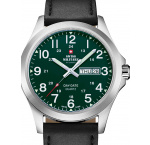 Swiss Military SMP36040.30 Mens Watch Day-Date Quartz 42mm 5ATM