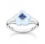 Thomas Sabo Ladies Ring TR2433-496-1-54 Flower size 54