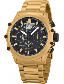 Police PL16018JSG.02M Luang chrono men`s 48mm 10ATM