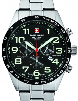 Swiss Alpine Military 7047.9137 chronograph 43mm 10ATM