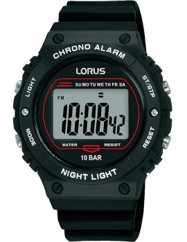Lorus R2313PX9 Digitálne hodiny Mens Watch 40mm 10ATM