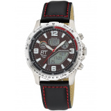ETT Eco Tech Time EGT-11718-22L Mens Watch Radio-controlled Slnečný pohon Drive Professional Chronograph Titan 45mm 10ATM