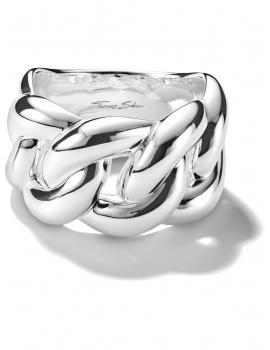 Thomas Sabo TR2521-001-21-58 Ring Braided bold Silver Ladies