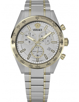 Versace VE0CA0224 Mens Watch V-Code Chrono 41mm 5ATM