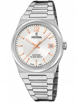 Festina F20035/2 Ladies Watch Swiss Made RivĂ© 35mm 10ATM