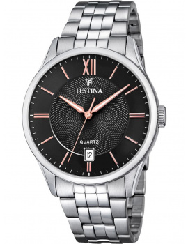 Festina F20425/6 Classic Mens Watch 43mm 5ATM