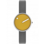 Picto 43353-6212S Ladies Watch Mustard Yellow 30mm 5ATM