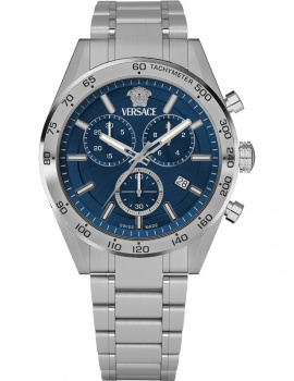 Versace VE0CA0124 Mens Watch V-Code Chrono 41mm 5ATM